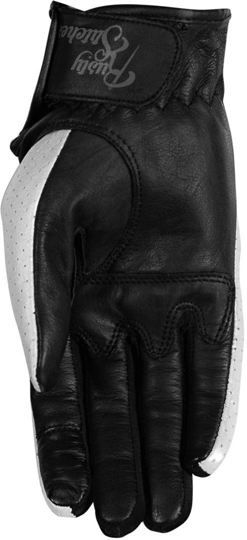 Rusty Stitches Eve Damen Motorradhandschuhe schwarz/weiß S Abbildung 2
