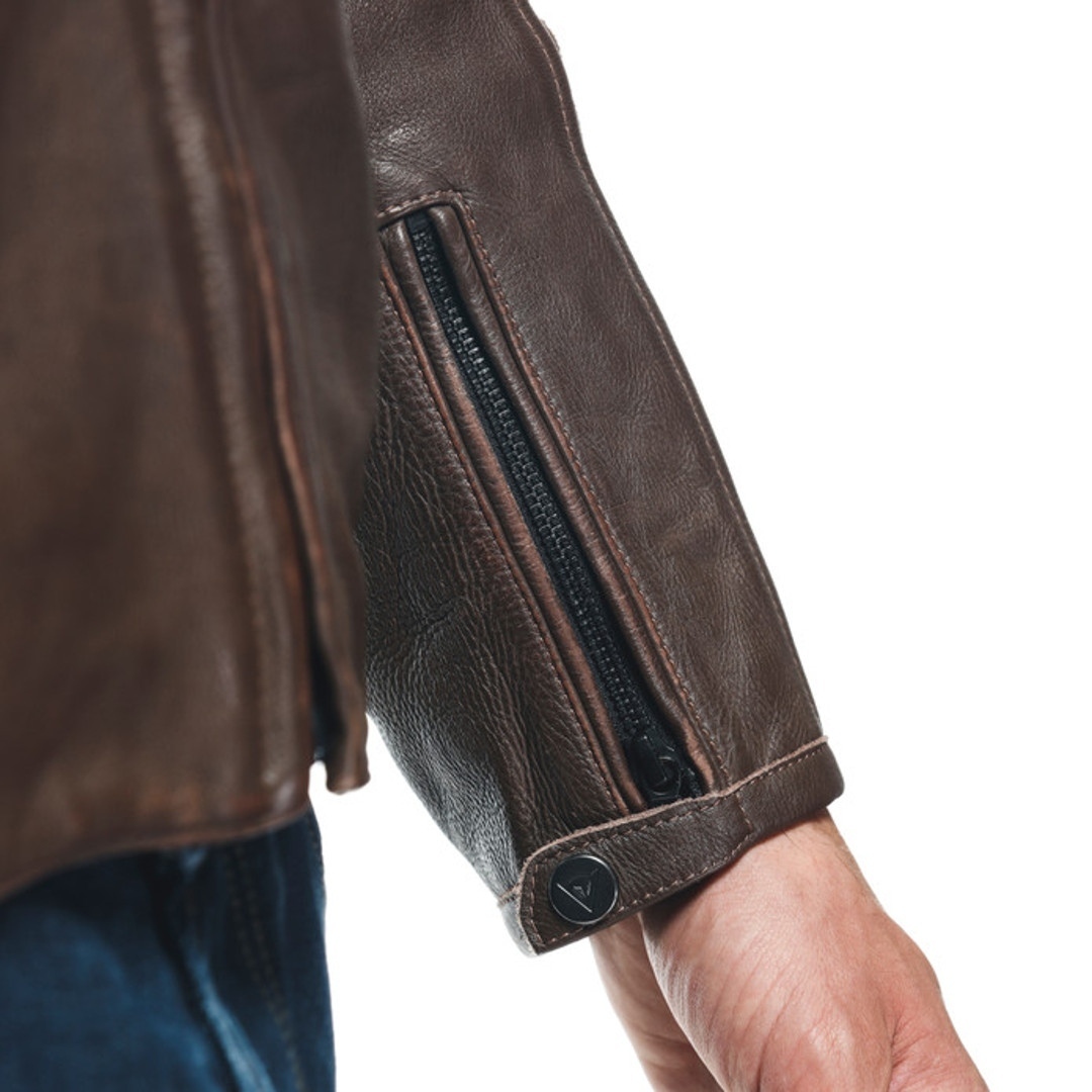 Dainese Merak Motorcycle Leather Jacket brown 46 Figure 2