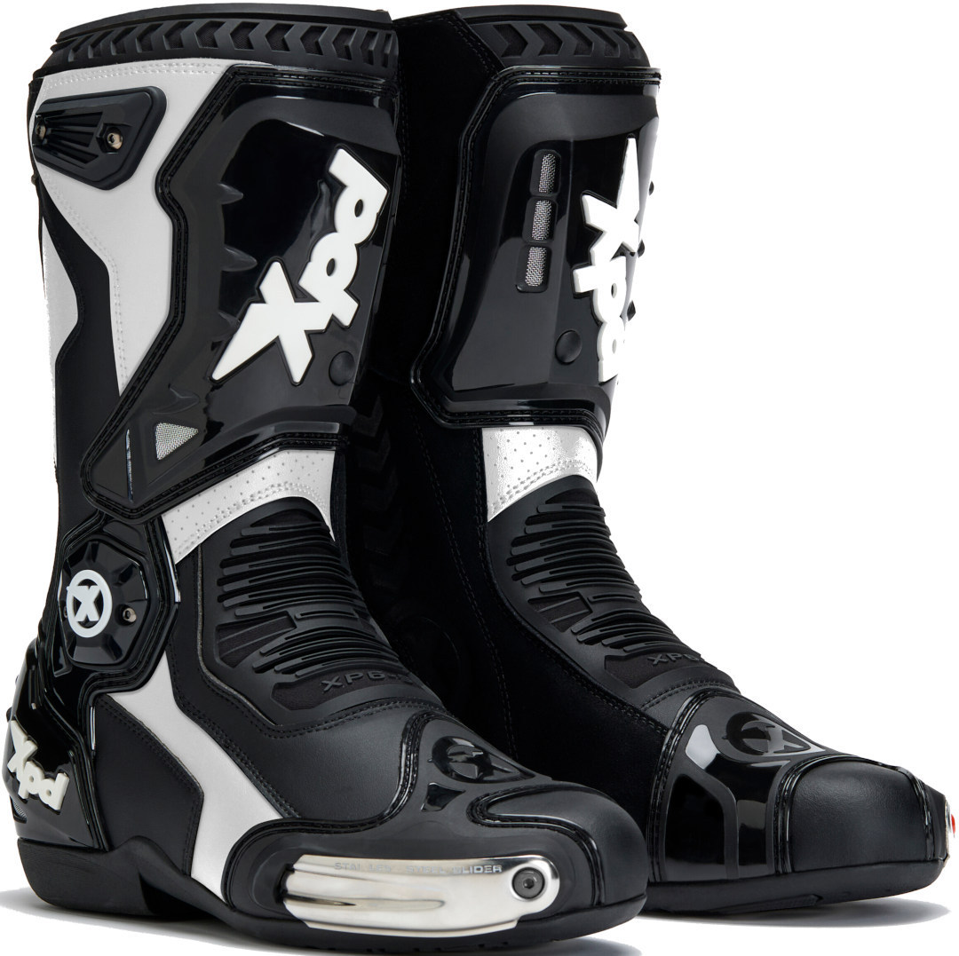 XPD XP6-S Motorcycle Boots black/white 45 Figure 1