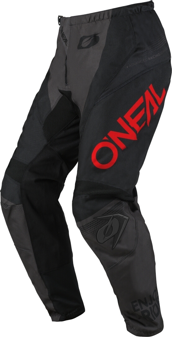 Oneal Element Racewear Motocross bukser sort/grå/rød 36 Figur 1