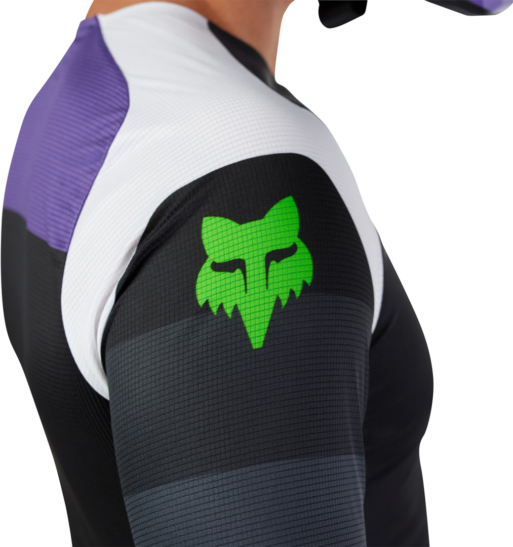 FOX Flexair Grid Tricou de motocross Negru/mov XXL Figura 4