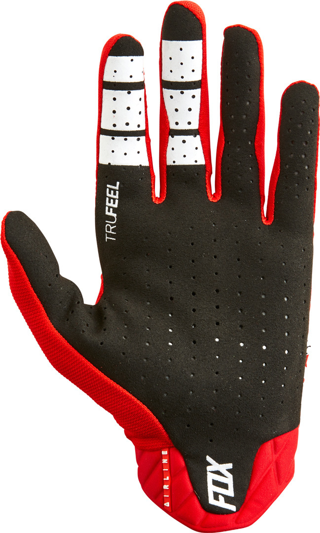 FOX Airline Motocross handsker sort/rød M Figur 2