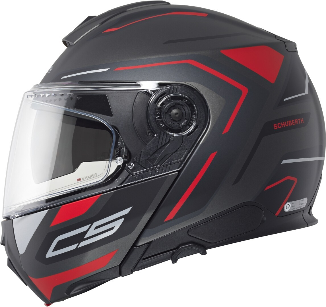 Schuberth C5 Omega Helm anthrazit matt/schwarz/rot S (55) Abbildung 5