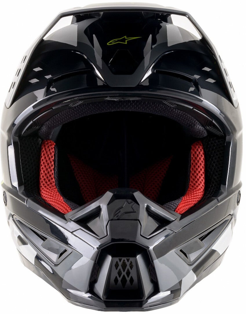 Alpinestars S-M5 Rover Casque de motocross Noir/Gris/Vert S (55/56) Figure 6