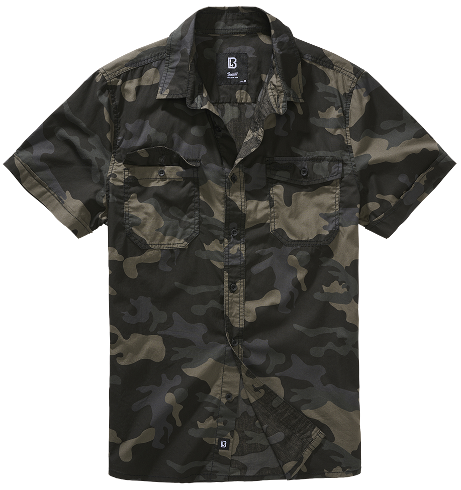Brandit Roadstar Kurzarmhemd dunkles camouflage 6XL Abbildung 1
