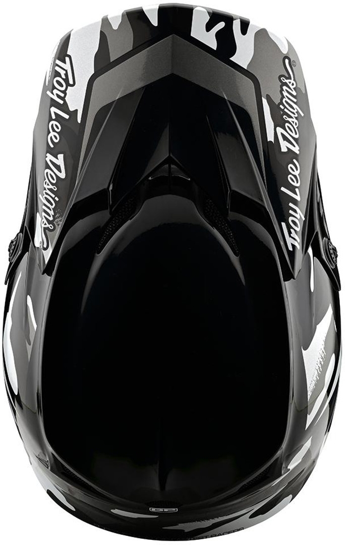 Troy Lee Designs GP Overload Camo Cască de motocross alb/negru XS Figura 2