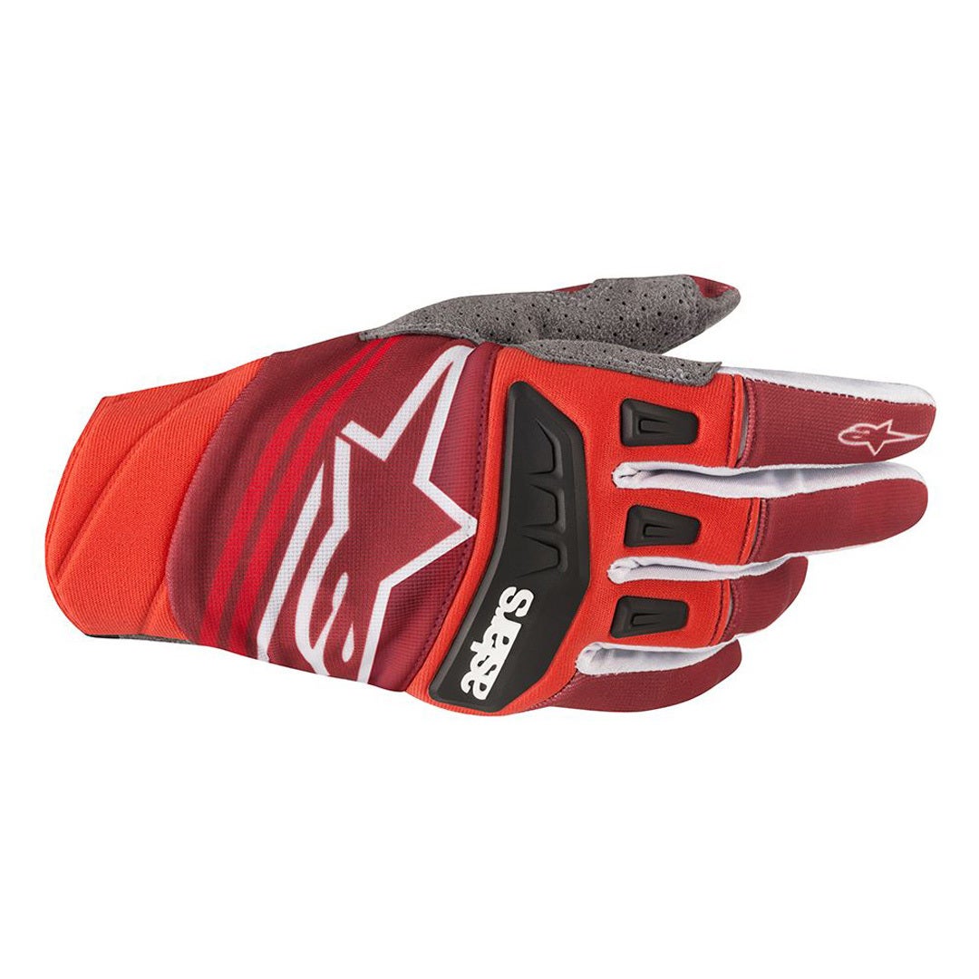 Alpinestars Tech Star Motocross Handschuhe rot/weiß L Abbildung 1