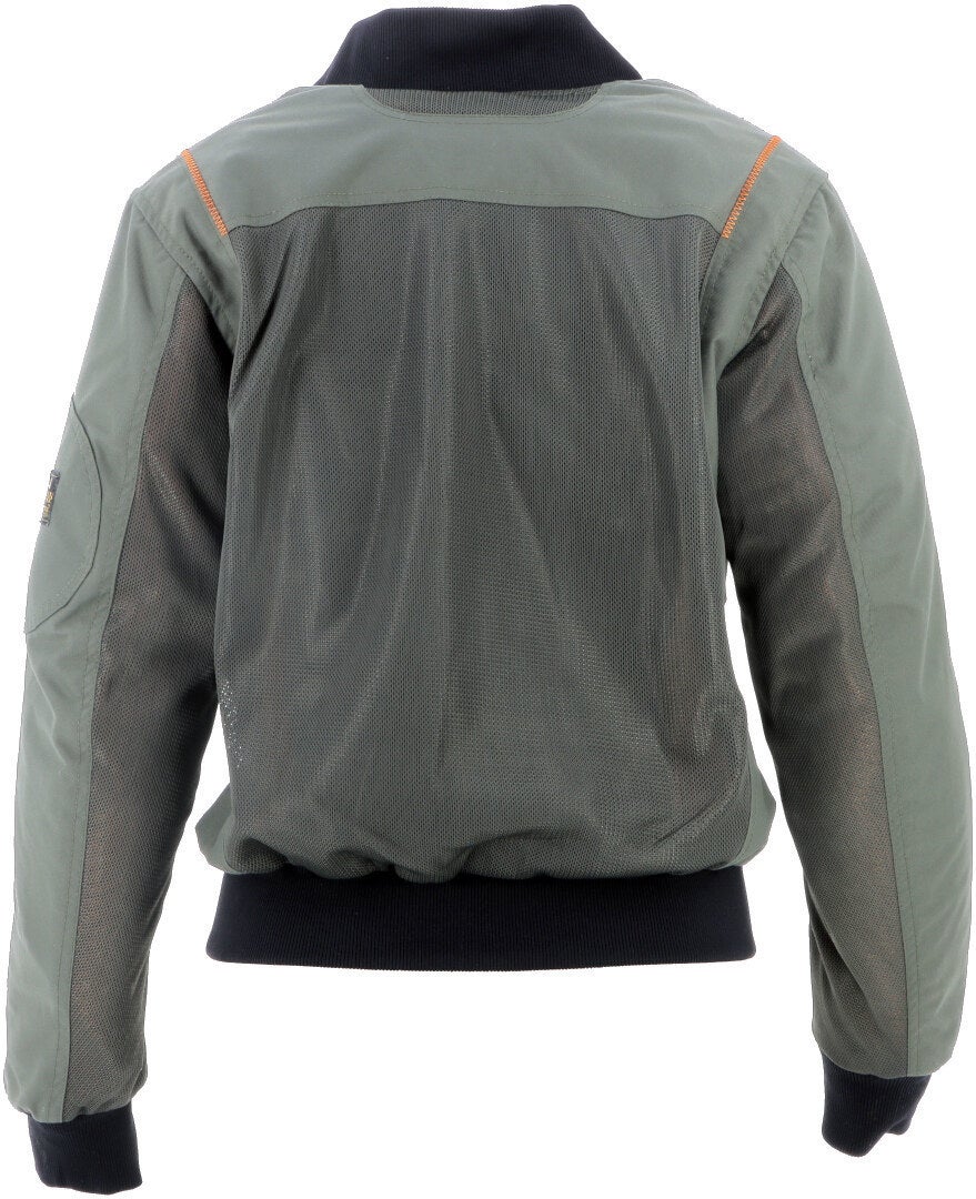 Helstons Elisa Dames Motorfiets Textiel Jas Khaki XL Figuur 4