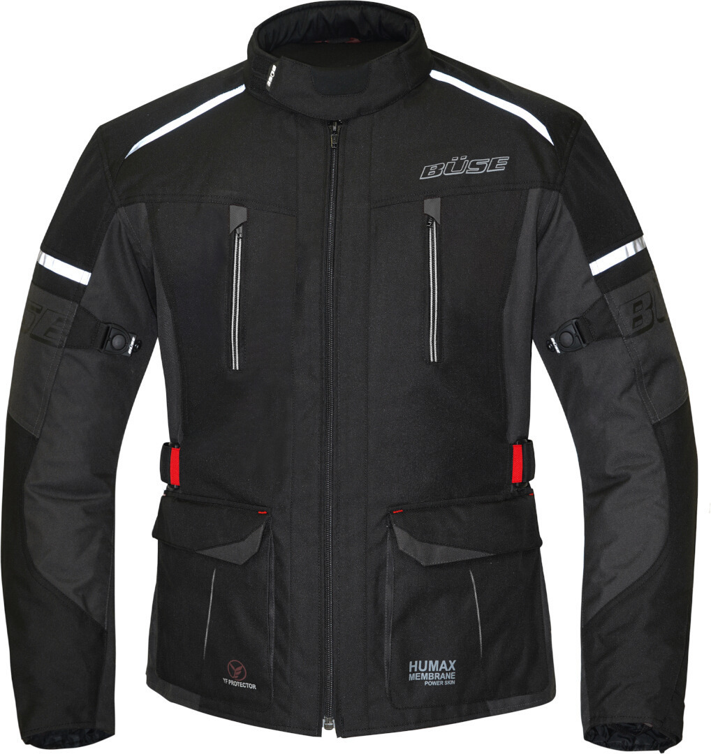 Büse Rider Waterproof Motorcycle Textile Jacket black 32 Figure 1