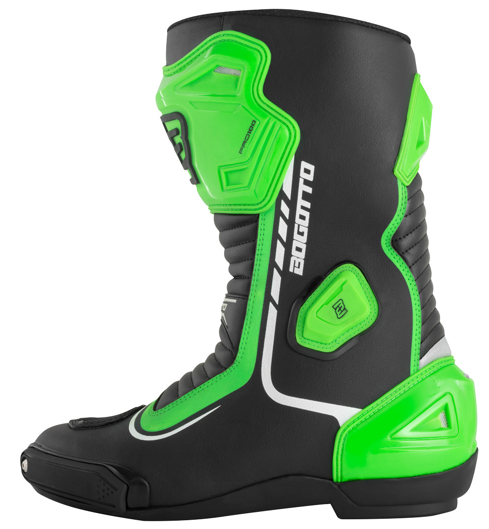 Bogotto Race-X Bottes de moto noir/vert 41 Figure 2