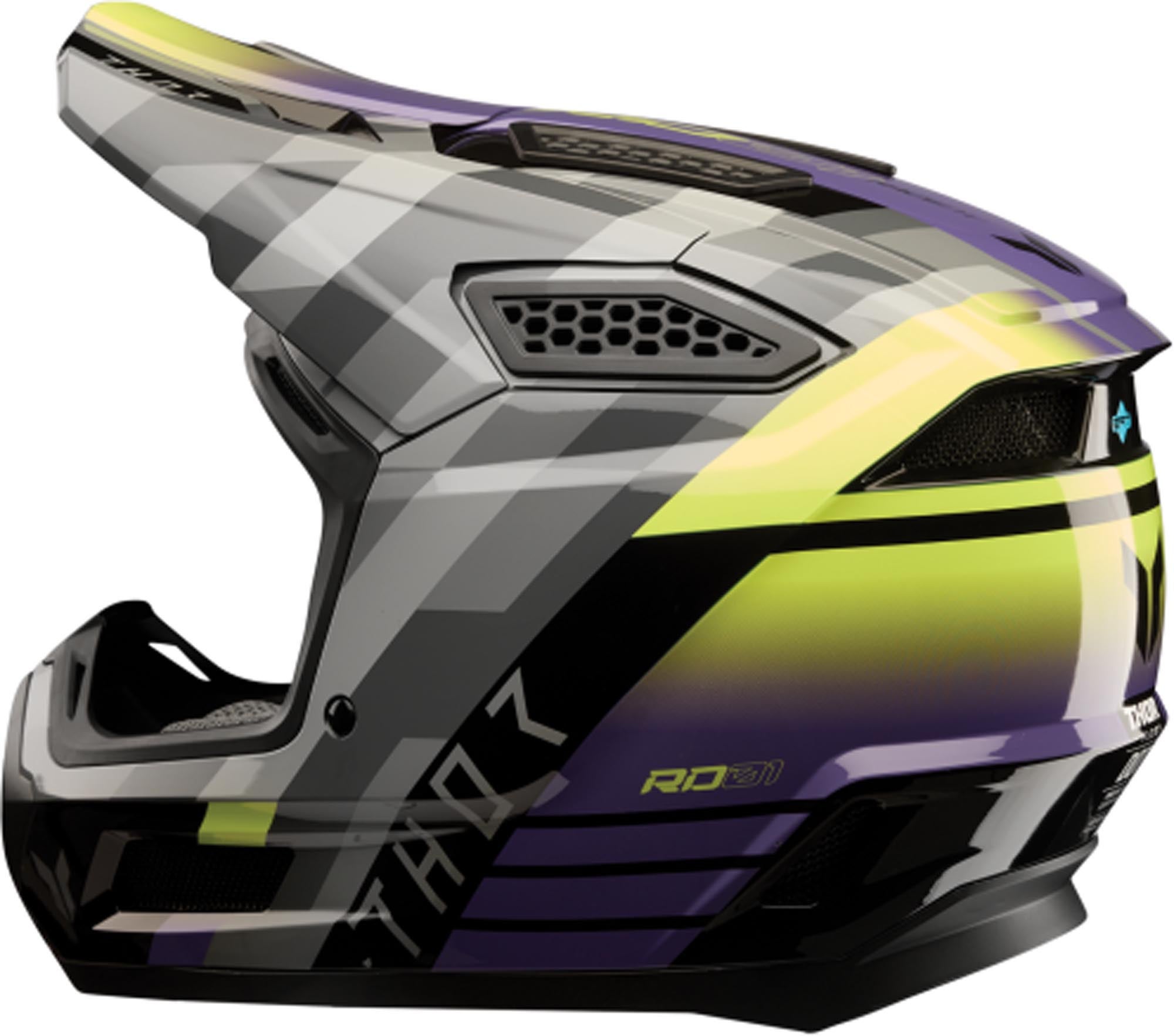 Thor Fleet Camber Casco da motocross nero/viola XL (61/62) Figura 2