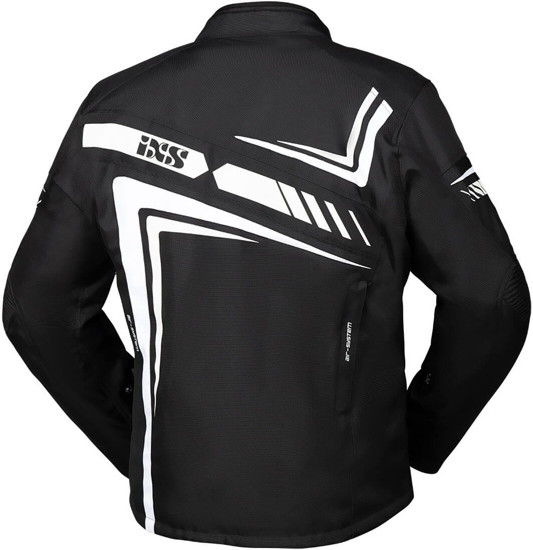 IXS Sport RS-400-ST 2.0 Motorrad Textiljacke schwarz/weiß S Abbildung 2