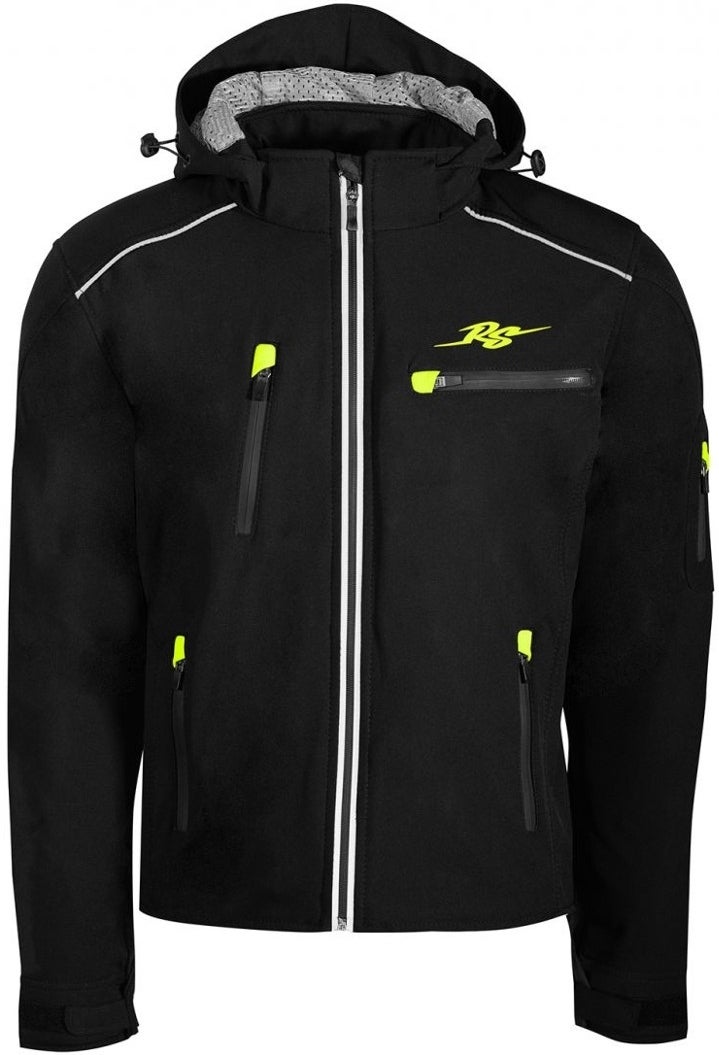 Rusty Stitches Stan Motorcycle Textile Jacket black/yellow 4XL Figure 1