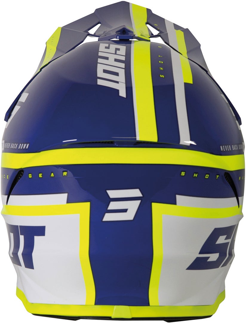 Shot Furious Shining Casco Motocross blu L (59/60) Figura 3