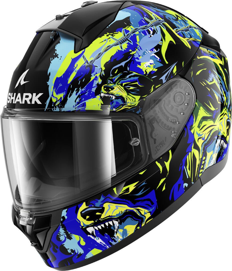 Shark Ridill 2 Raging Beast Helmet black/green/blue S (55/56) Figure 1
