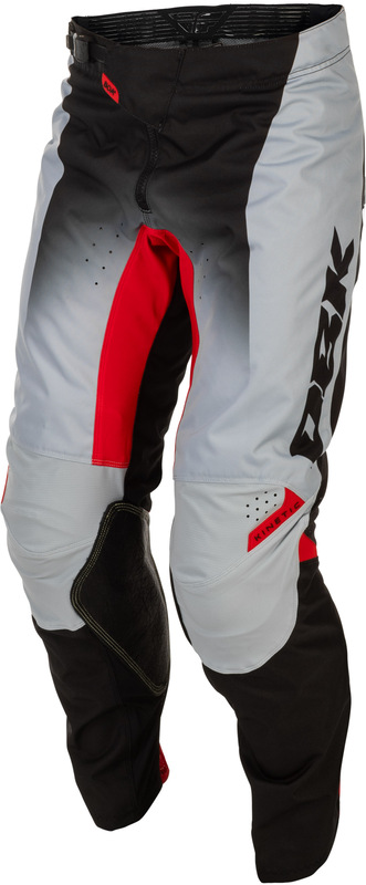 FLY Racing Kinetic DBK Byxor - Grå/Svart/Röd Figur 5