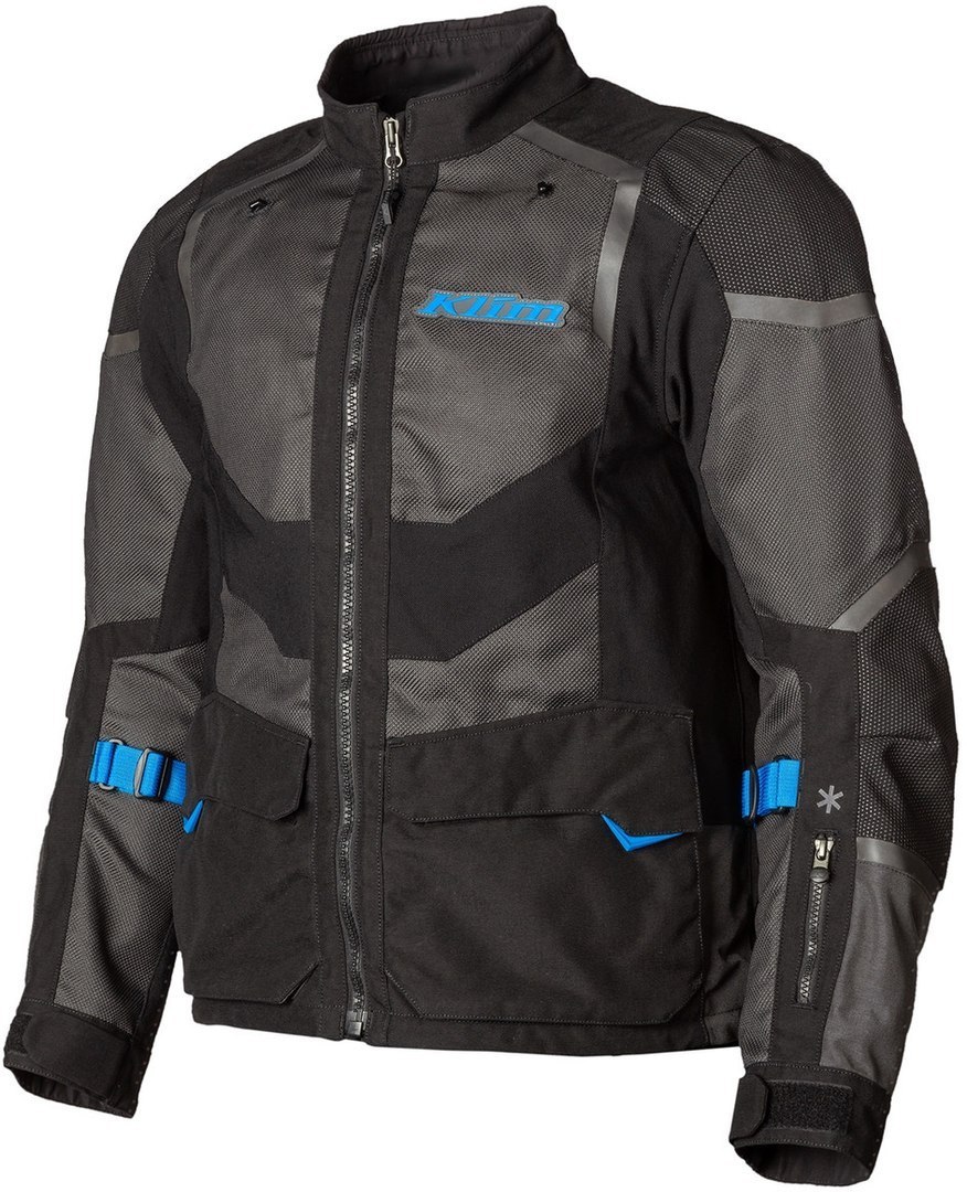 Klim Baja S4 Motorcycle Textile Jacket black/grey L Figure 1