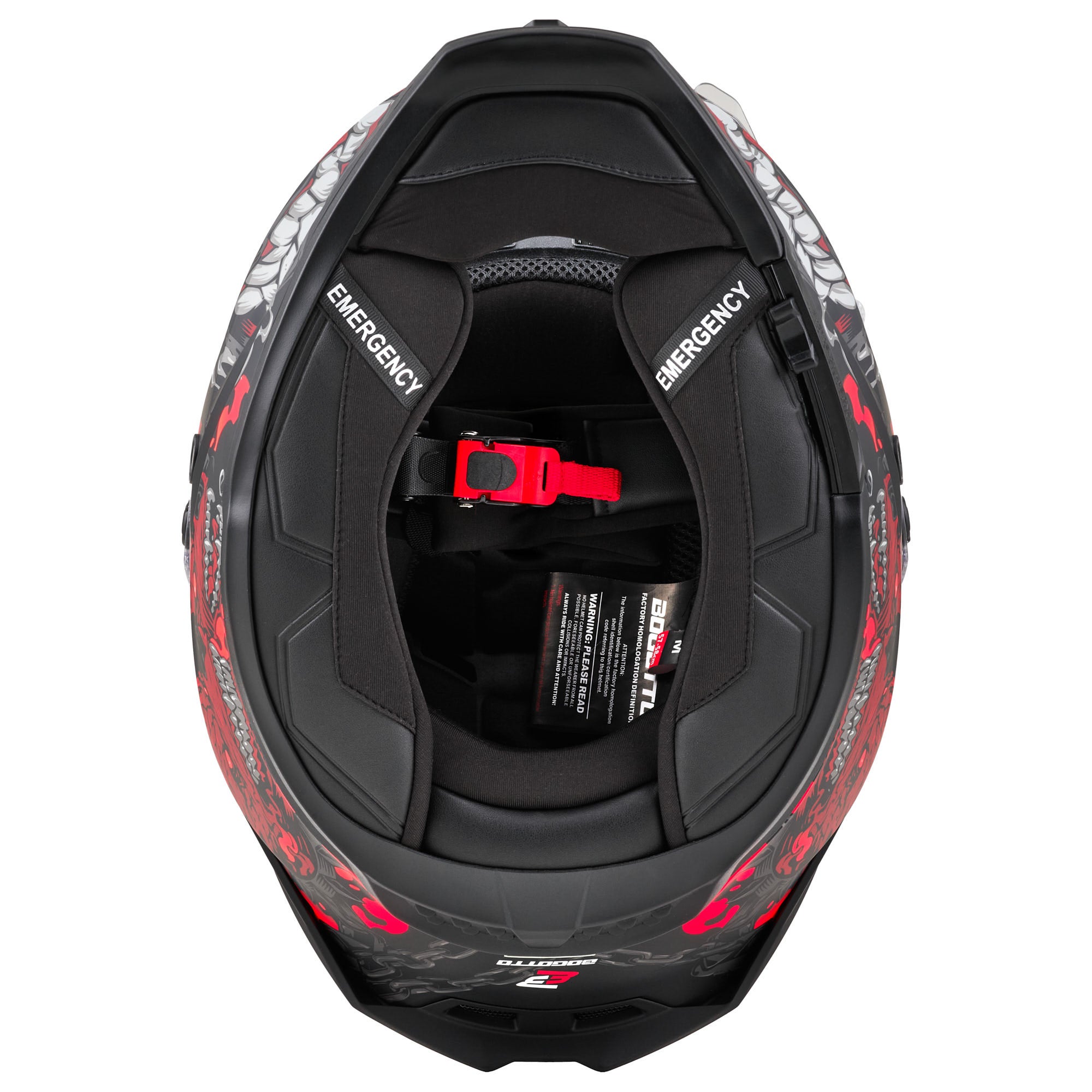 Bogotto Blade Gatekeeper Helm schwarz/grau/rot 2XL Abbildung 11