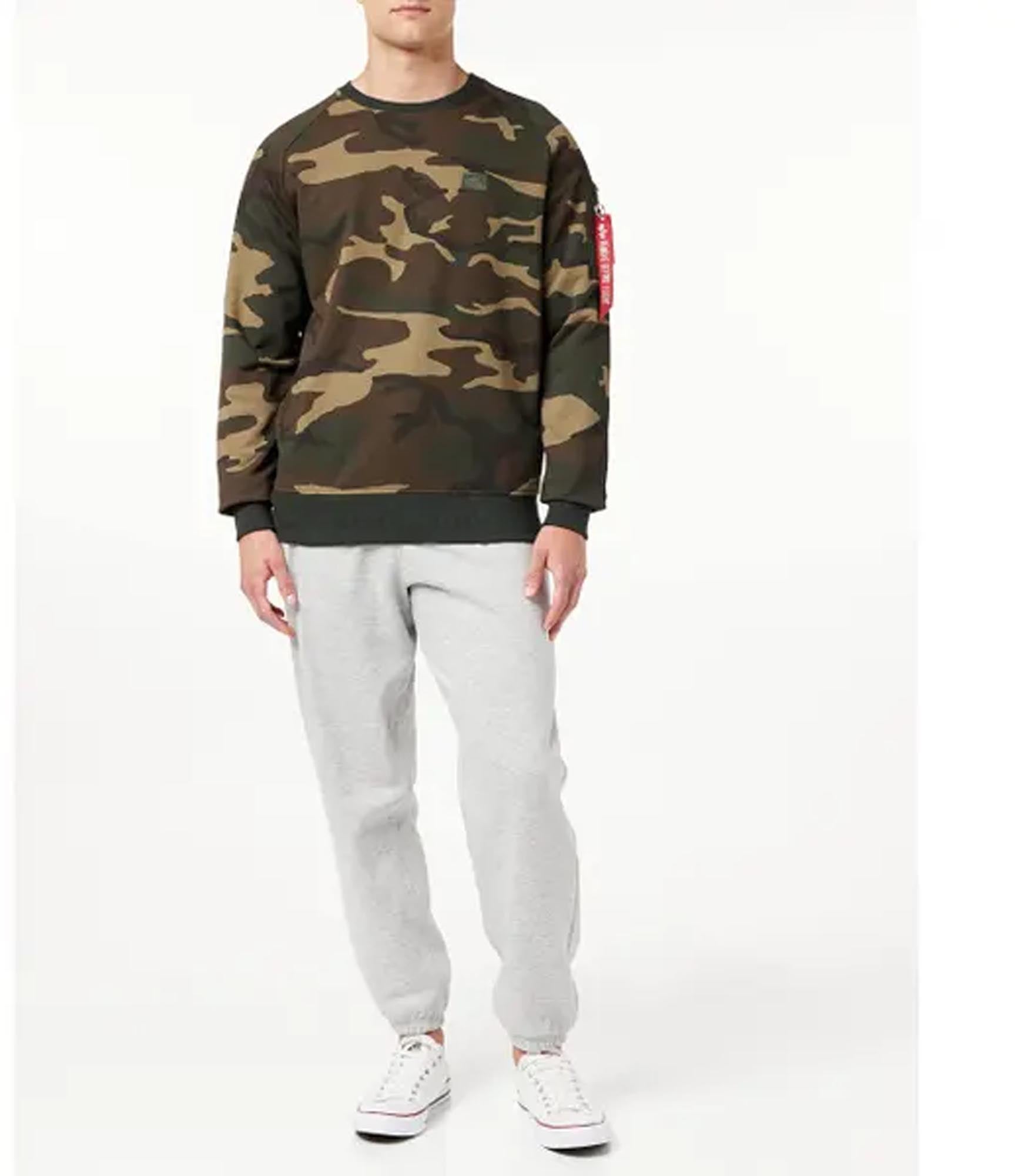 Alpha Industries X-Fit Camo Sudadera Camuflaje XS Figura 3