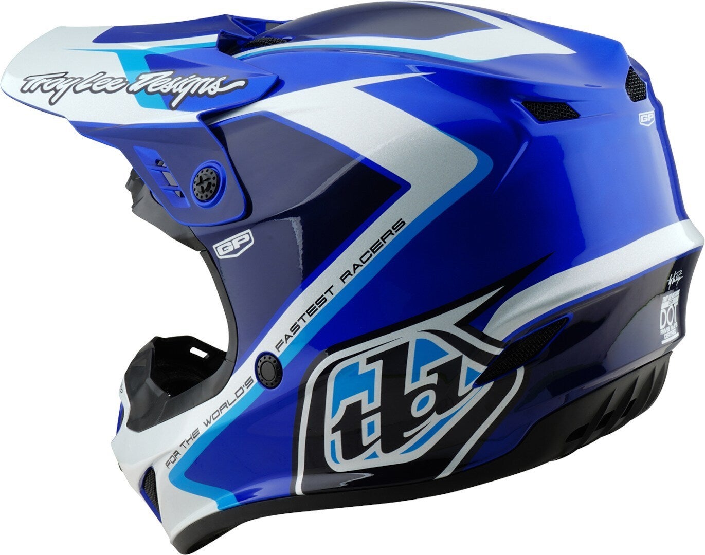 Troy Lee Designs GP Shutter Motocross Helm blau L (58/59) Abbildung 3