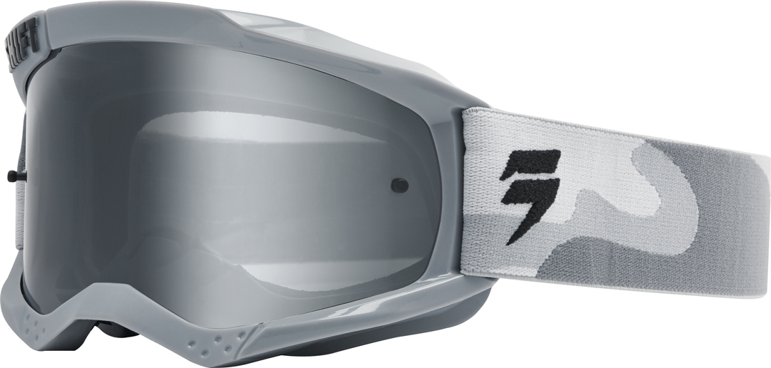 Shift WHIT3 Non Mirrored Ochelari de motocross Gri Figura 1