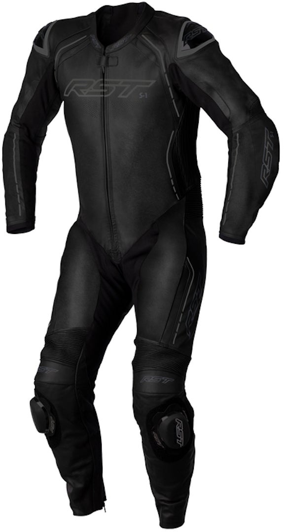 RST S1 1-Teiler Motorrad Lederkombi schwarz XL Abbildung 1