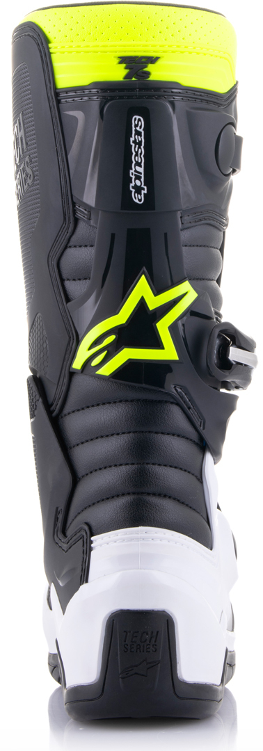 Alpinestars Tech 7S Cizme de motocross pentru tineret negru/albastru/galben 38 Figura 4