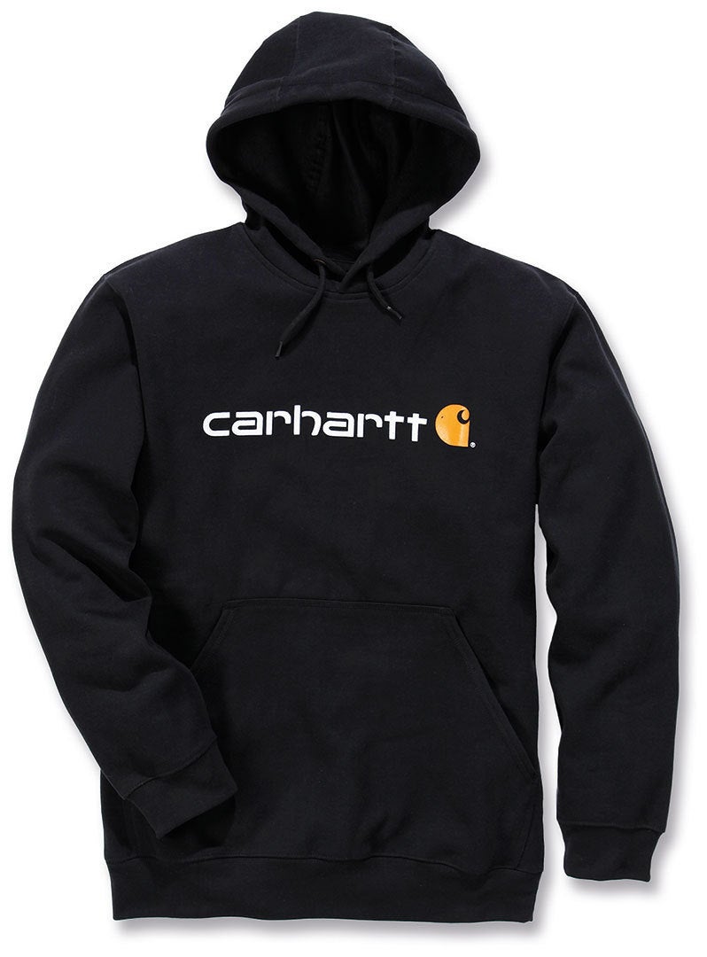 Carhartt Signature Logo Midweight Capuche noir XL Figure 1