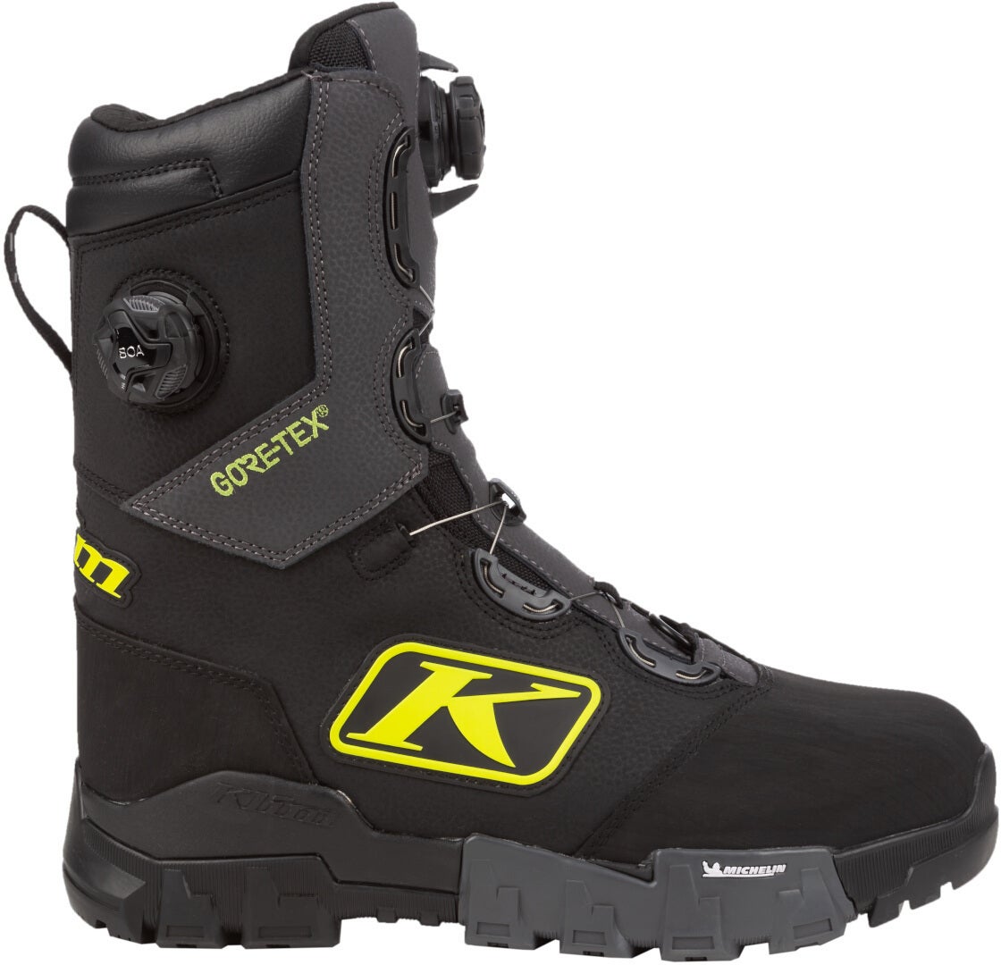 Klim Adrenaline Pro S GTX BOA Snowmobile Boots black/neon-yellow 9 Figure 9
