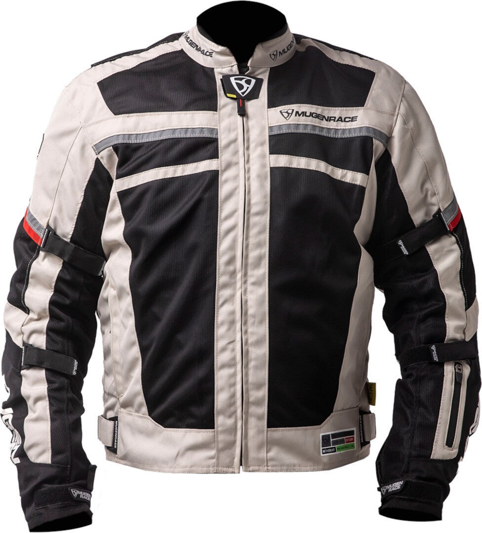 MUGENRACE A-Ttraversare-D imperméable dames moto textile veste Gris clair/Noir XL Figure 1