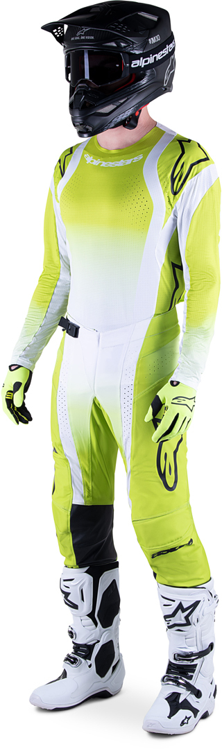 Alpinestars Techstar Push Motocross tröja gul XL Figur 3
