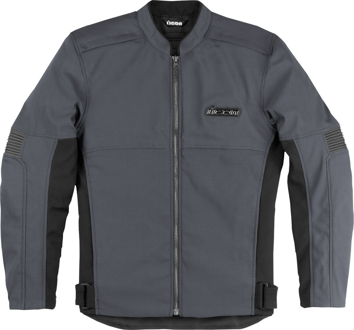 Icon Slabtown Motorrad Textiljacke grau/schwarz M Abbildung 1