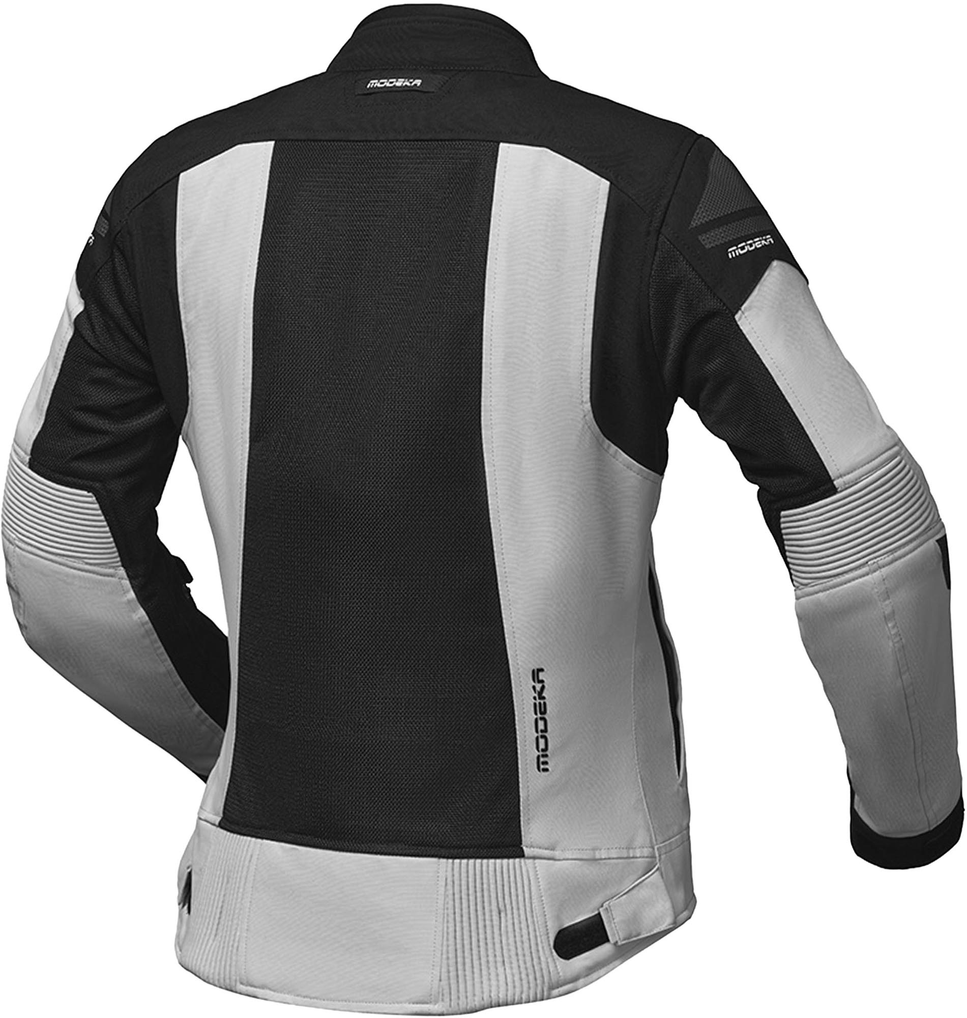 Modeka Khao Air II wasserdichte Damen Motorrad Textiljacke schwarz/hellgrau 48 Abbildung 2