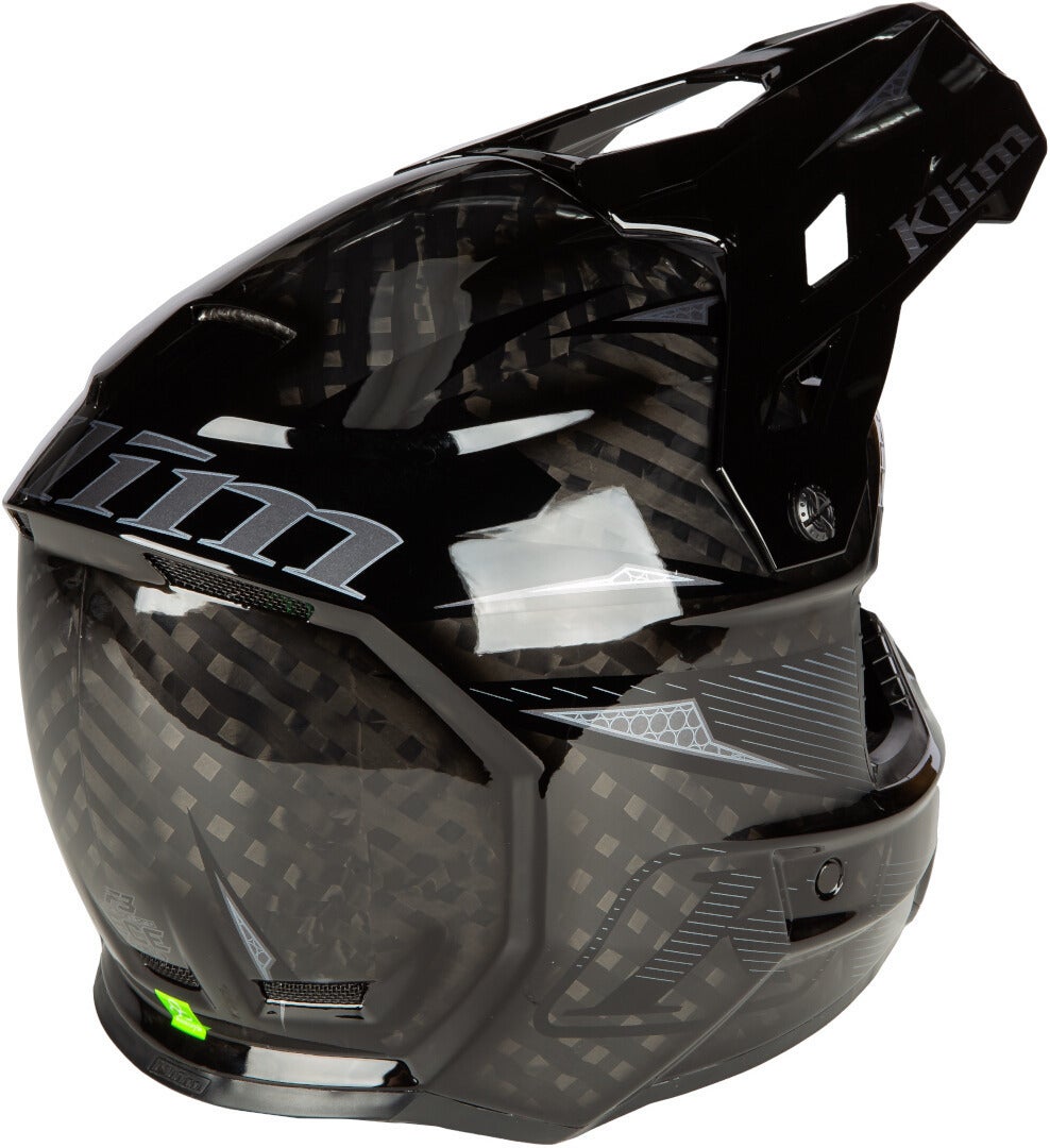 Klim F3 Carbon Pro Casco Motocross nero/carbonio S (54/55) Figura 8