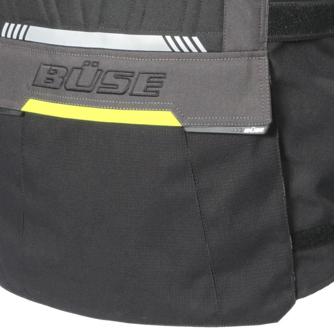 Büse Highland 2 Motorcycle Textile Jacket black/grey/yellow 58 Figure 2