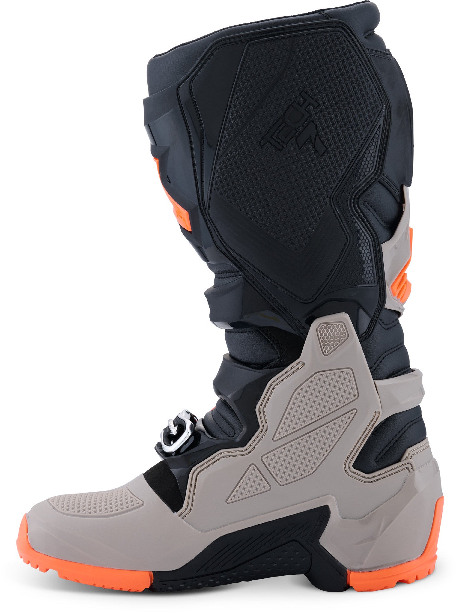 Alpinestars Tech 7 Enduro 2026 モトクロスブーツ グレー/ブラック/オレンジ 6 図3