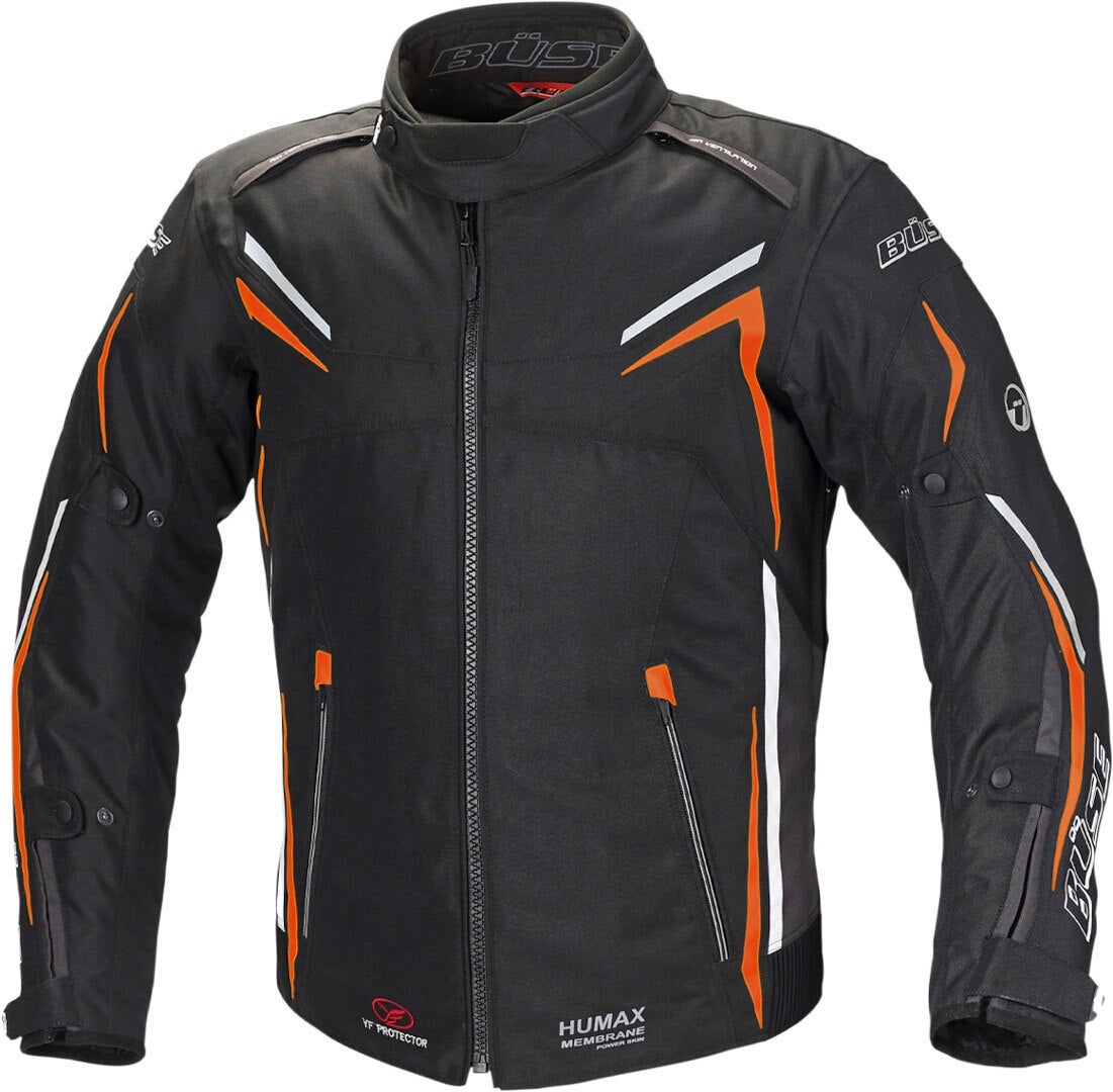 Büse Mugello Motorcycle Textile Jacket black/orange XL Figure 1