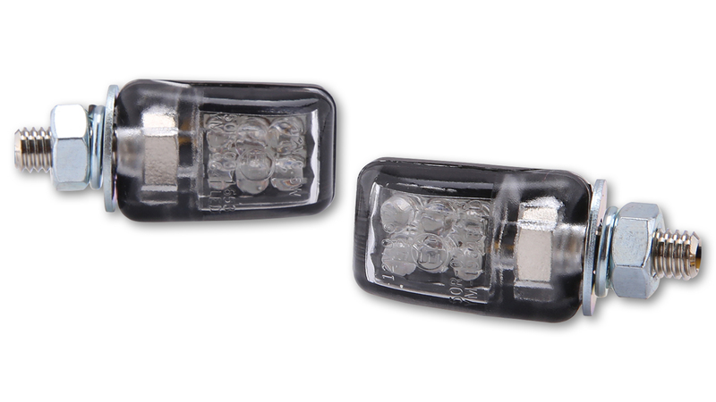HIGHSIDER Smart Picco LED-indikator Hus Svart / Lens Clear (Par), Bak Figur 2