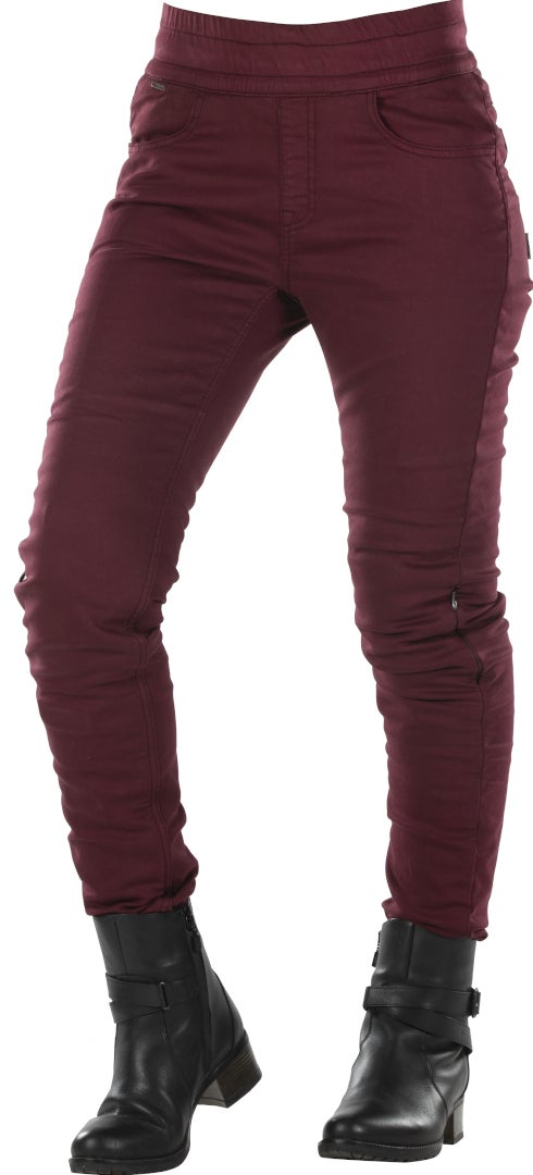 Overlap Jane Dames motorfiets legging Bordeauxrood 28 Figuur 1