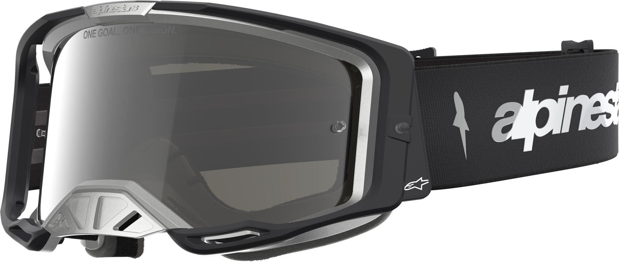 Alpinestars Vision 8 Amber Mirror Svart/Silver Figur 1