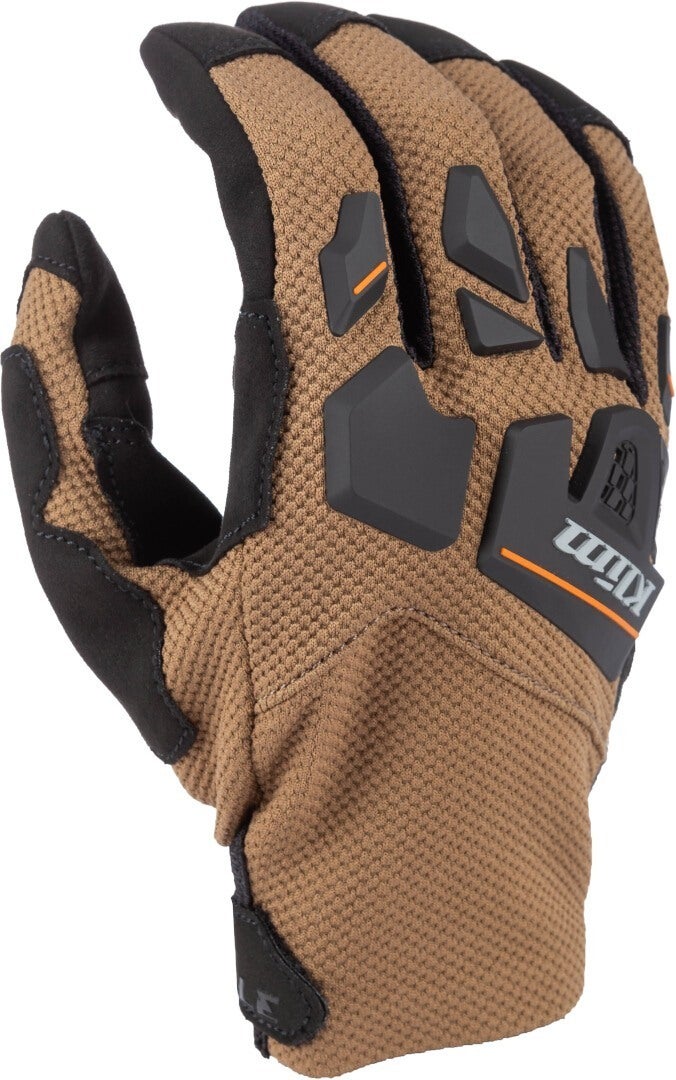 Klim Rebelle Ladies Enduro Motorcycle Textile Gloves brown/black S Figure 1