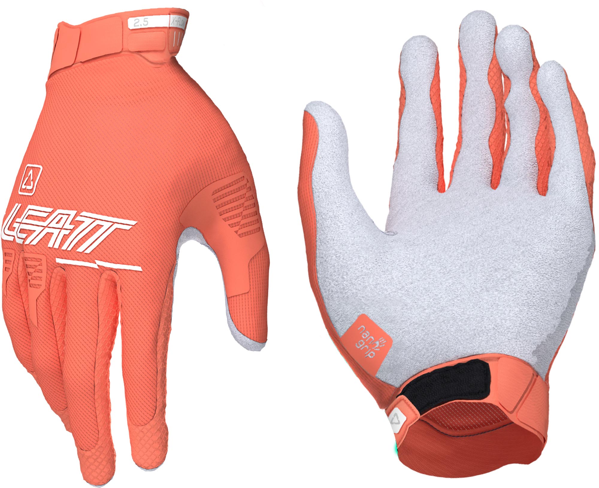 Leatt 2.5 X-Flow Dame Motocross Handsker rød S Figur 3