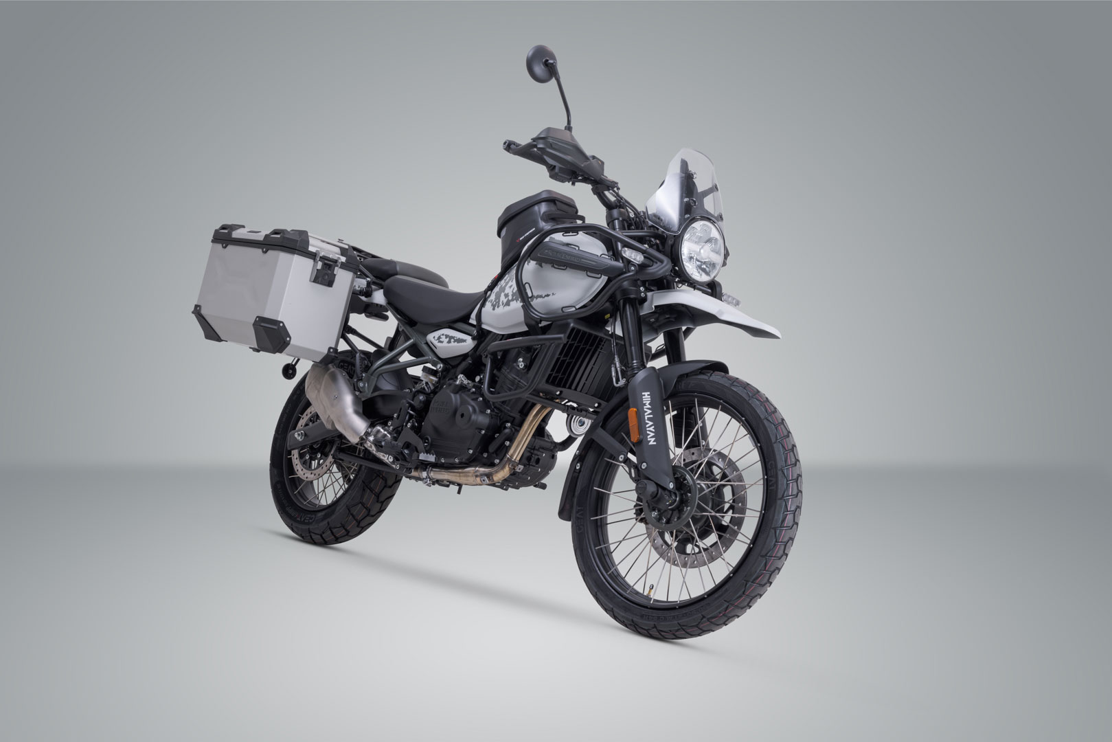 Sistem de carcasă din aluminiu SW-Motech TRAX ADV - Argintiu. 45/45L. Royal Enfield Himalayan 450 (23-). Figura 2