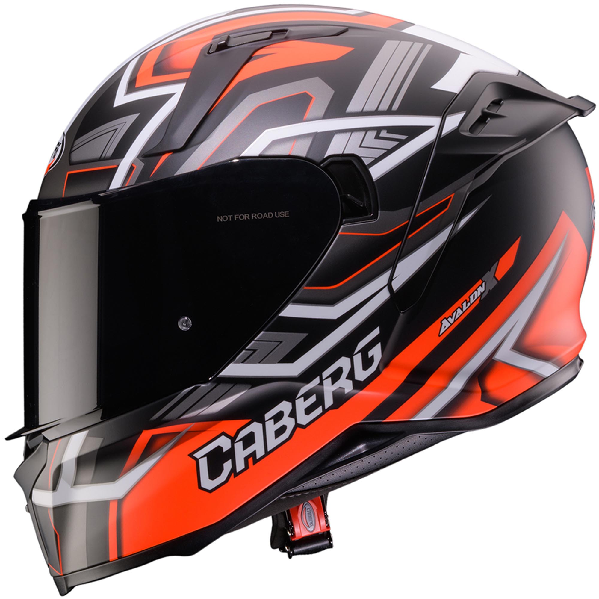 Caberg Avalon X Brama Helm schwarz matt/grau/rot L (59/60) Abbildung 3