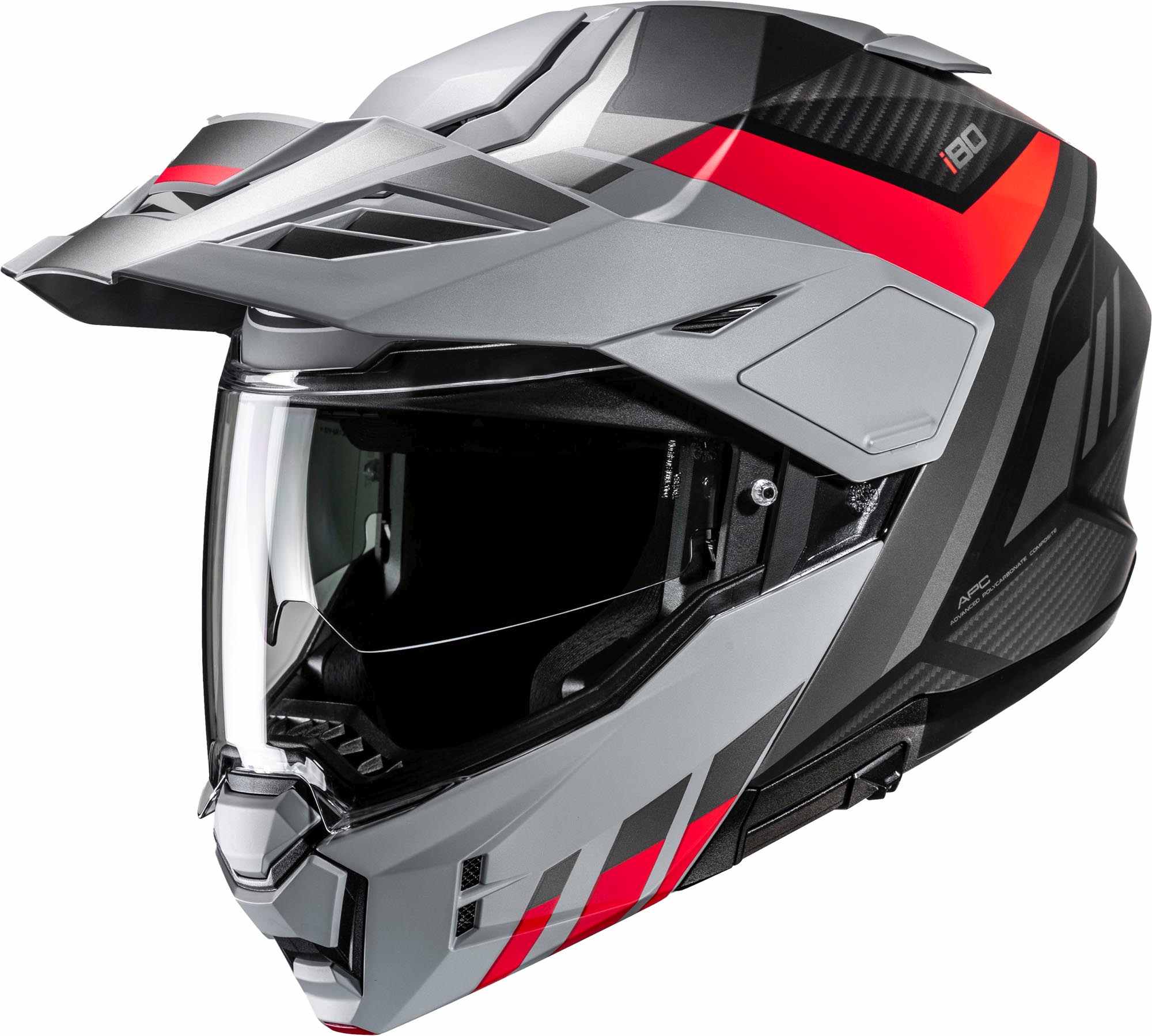 HJC i80 Imes Casco negro/gris/rojo XL (60/61) Figura 1