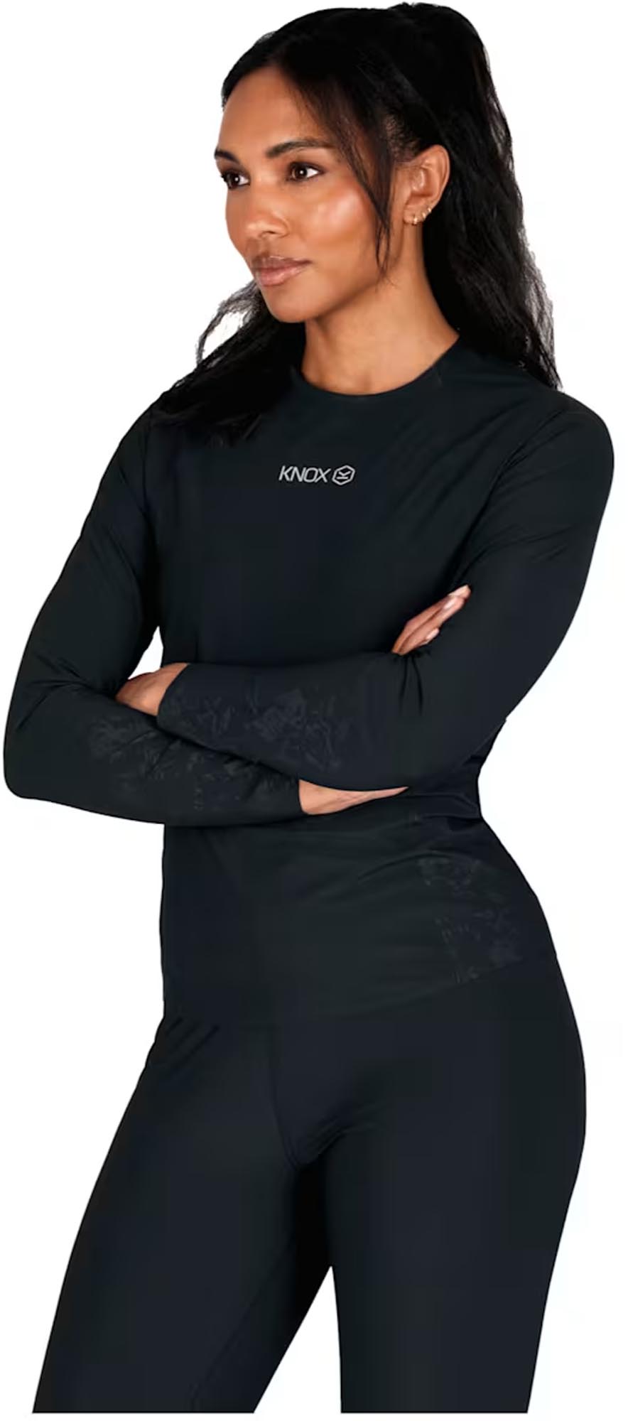 Knox Dual Active Base Layer Damen Langarm Funktionshirt schwarz S Abbildung 2