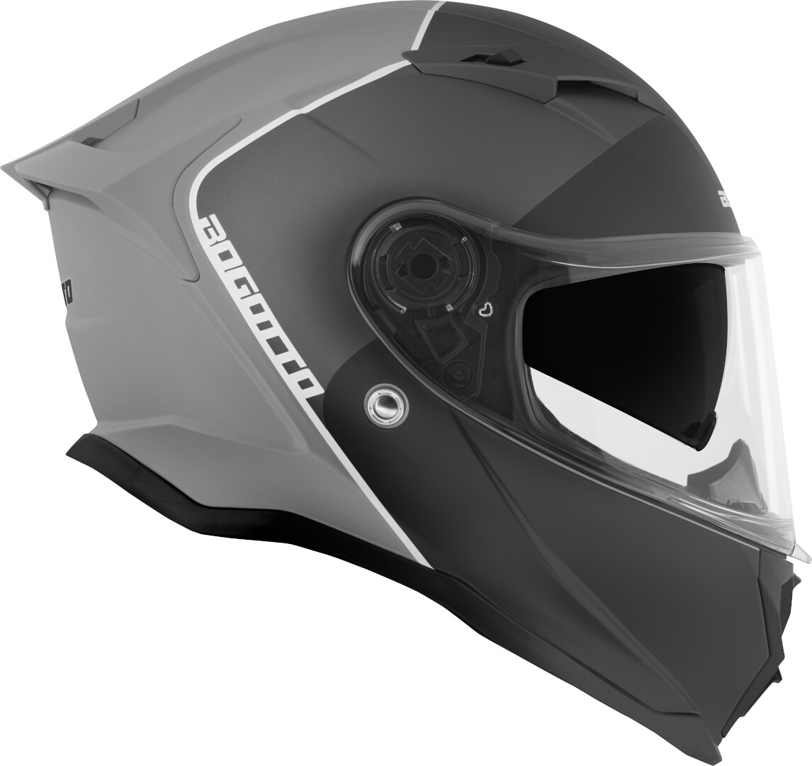 Bogotto H153 BT SPN Bluetooth Hjälm Svart matt/grå XS Figur 7