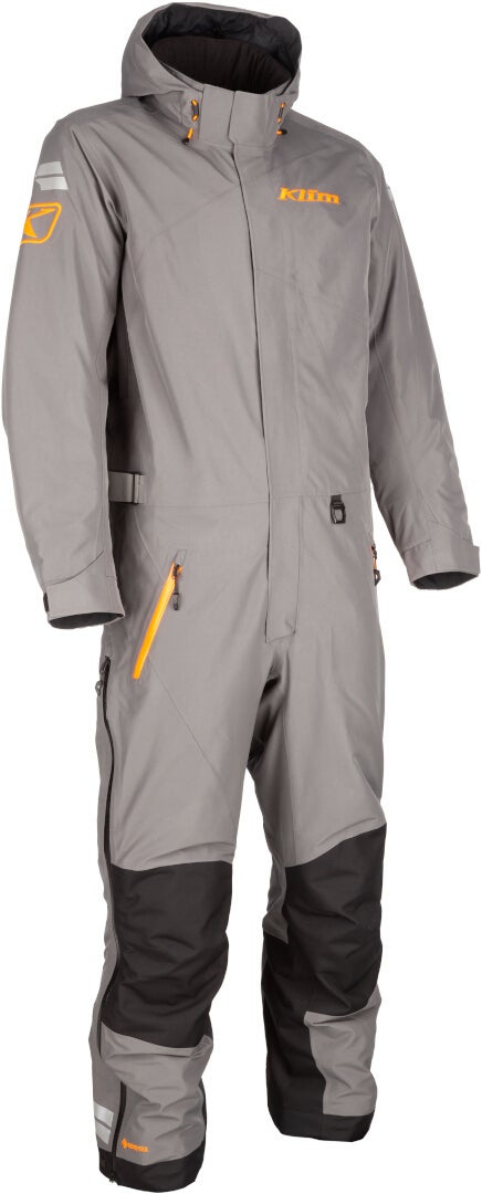 Klim Railslide Skuterdress i ett stykke Oransje/grå Short S Figur 8
