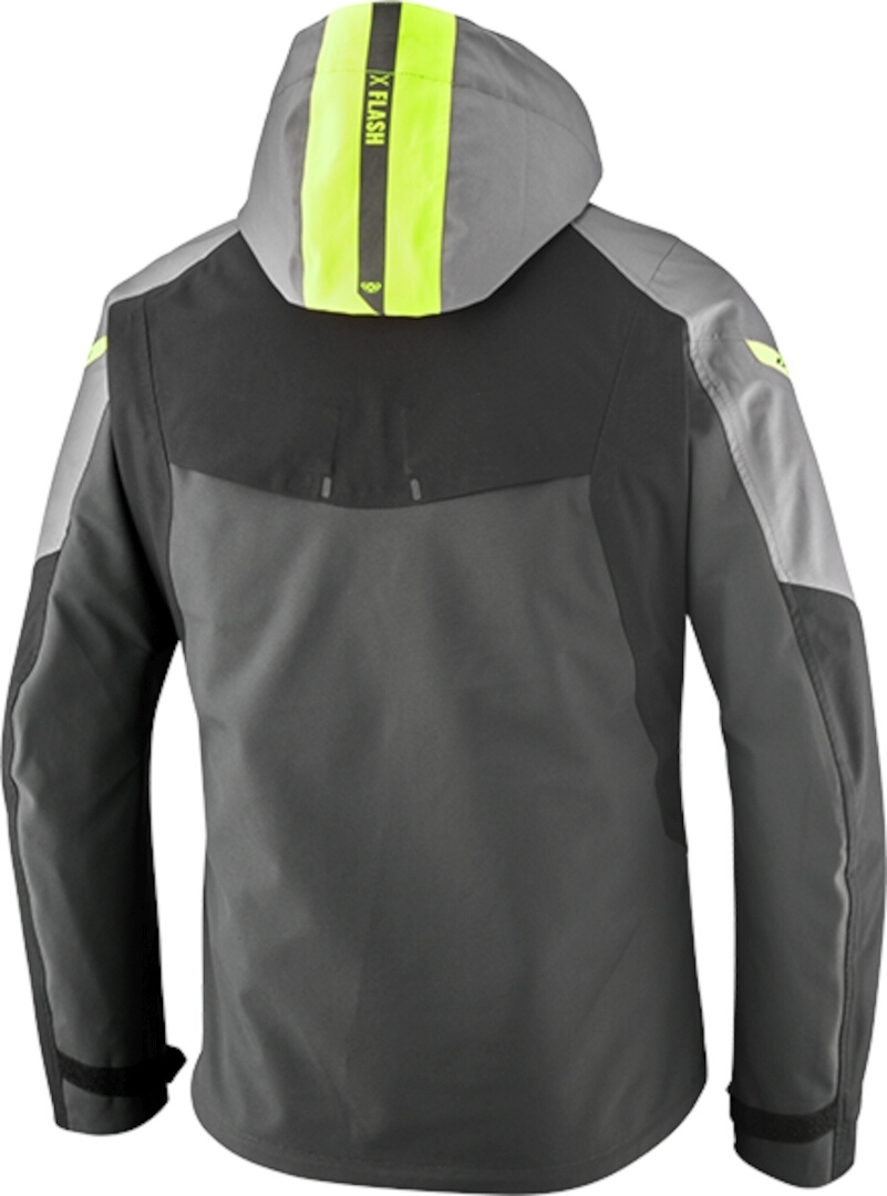 Ixon Burning waterproof Motorcycle Textile Jacket grey/black/yellow L Figure 2