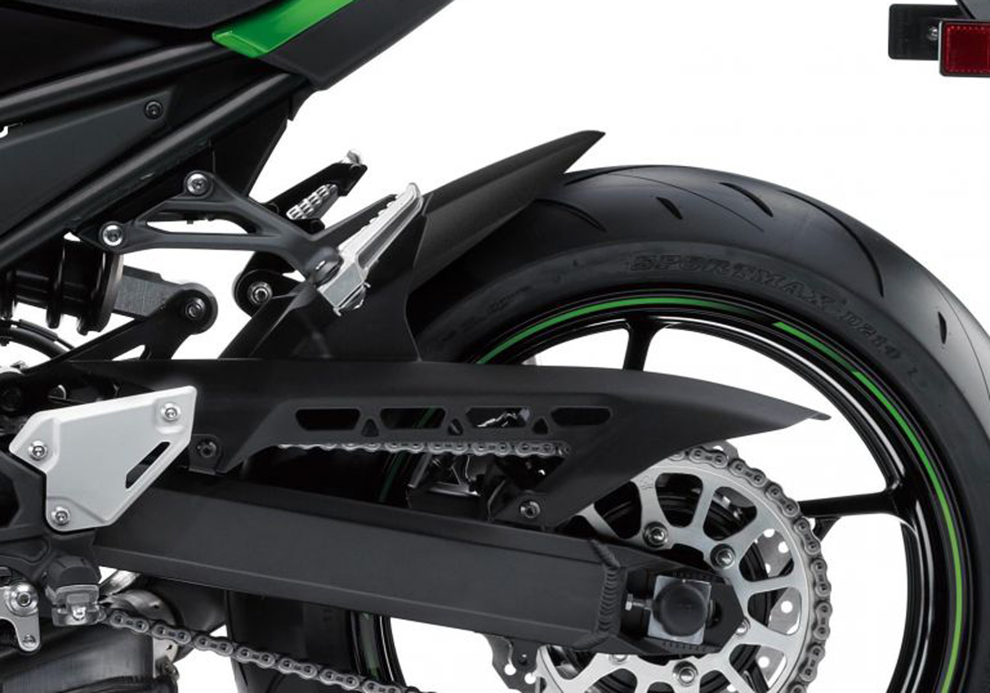 Extensie BODYSTYLE pentru hugger spate, ABS plastic, negru mat Figura 2